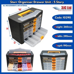 Storr Organiser Drawer Unit 5 Storey